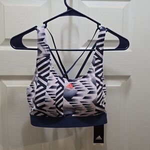 Adidas NWT Geometric Swim Top Size 38B